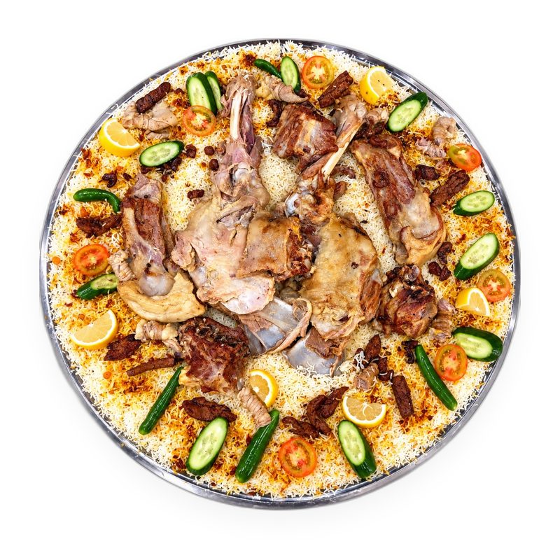 حنيذ مع الأرز
