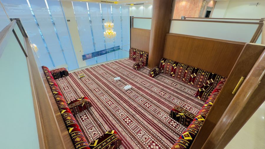 جلسات عربية في مطعم زاد البوادي